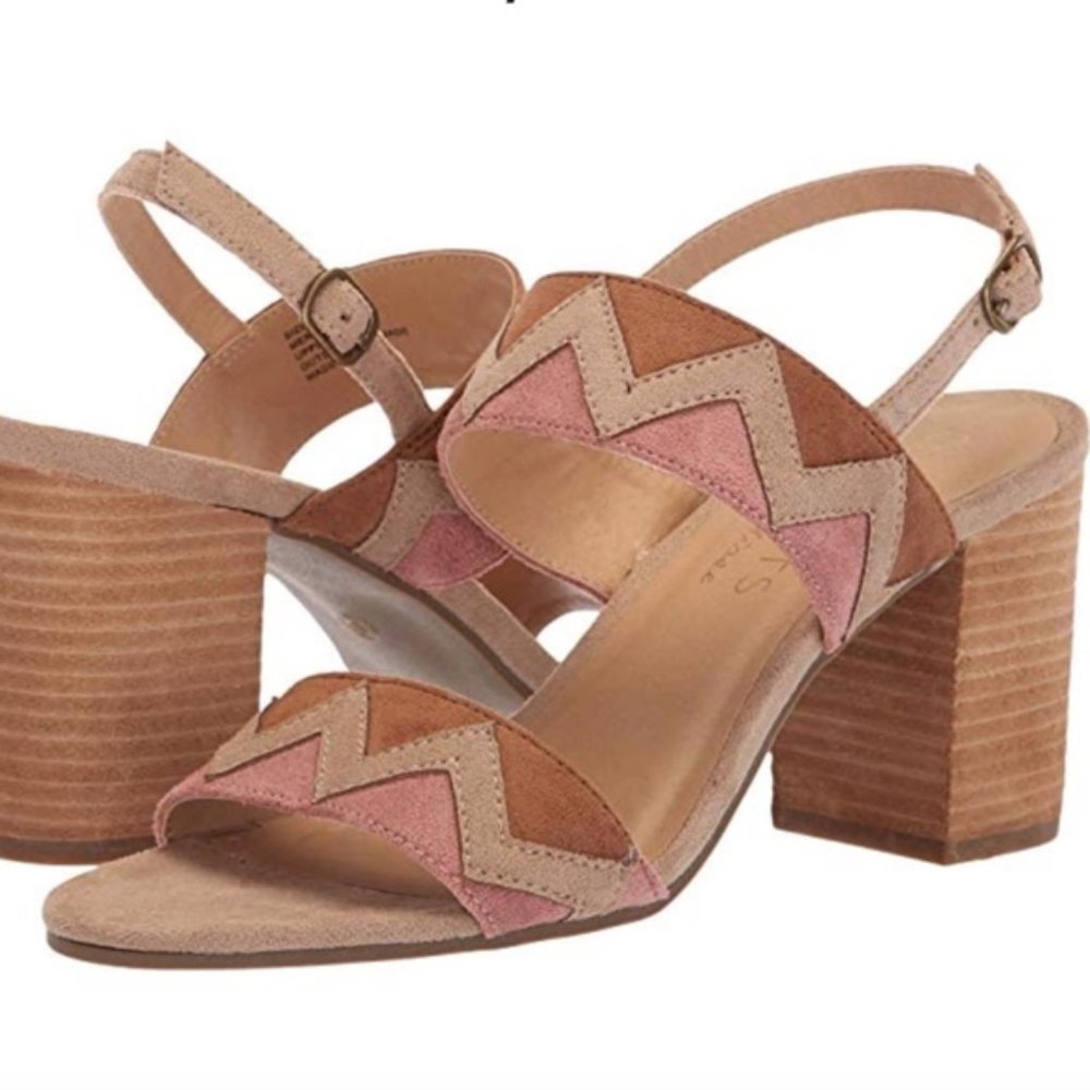 Coconuts by Matisse Merci Chevron Heeled Sandal